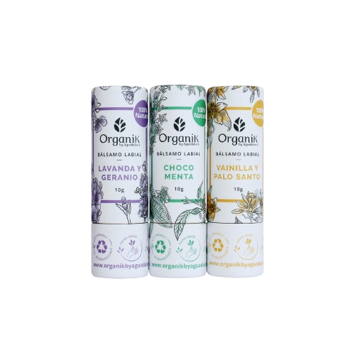 Kit labios perfectos - 3 bálsamos de labios naturales 10 g cada uno