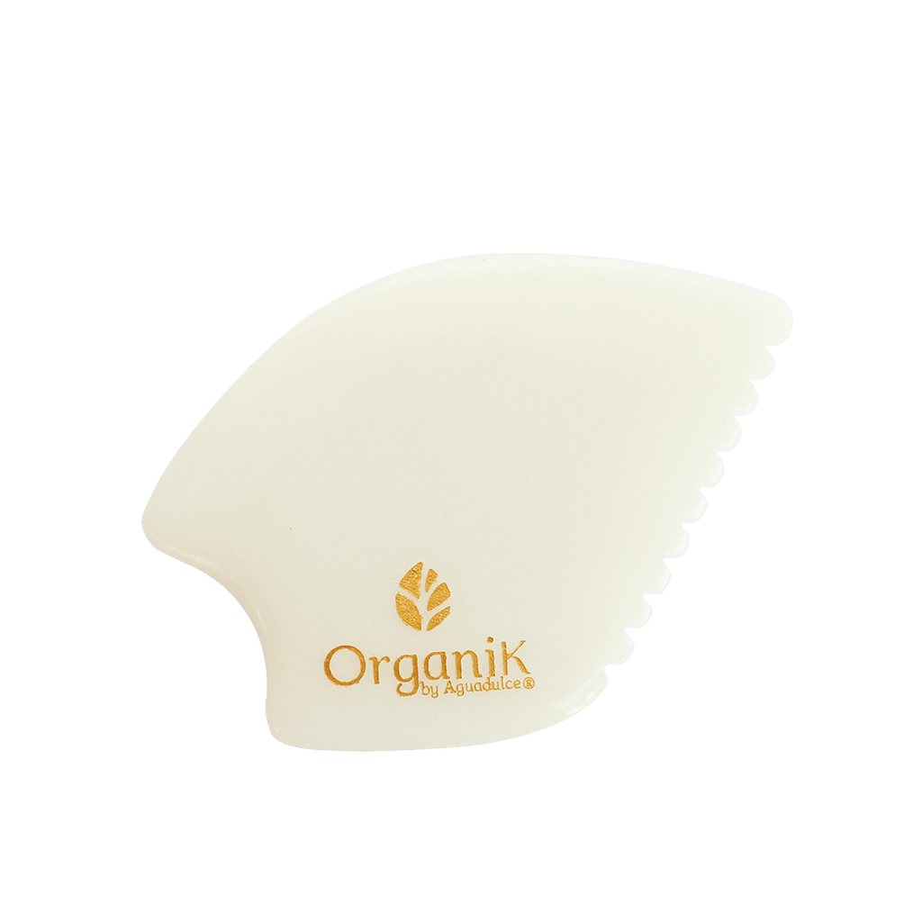 Gua Sha facial en jade blanco