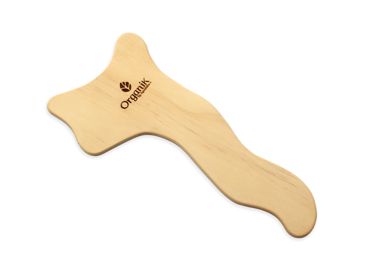 Gua Sha corporal de madera (26,5cms de largo)