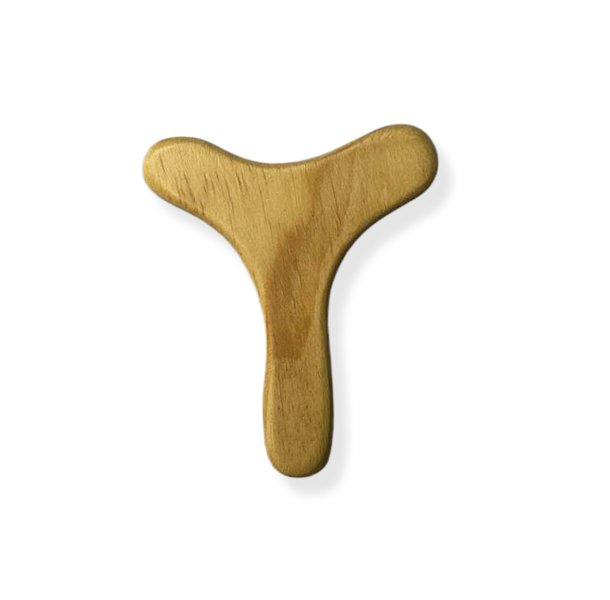 Mini Gua Sha facial de madera