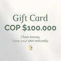 Tarjeta de regalo Organik by Aguadulce $100.000