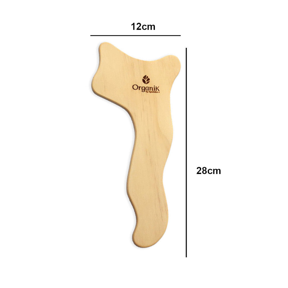 Gua Sha corporal de madera (26,5cms de largo)