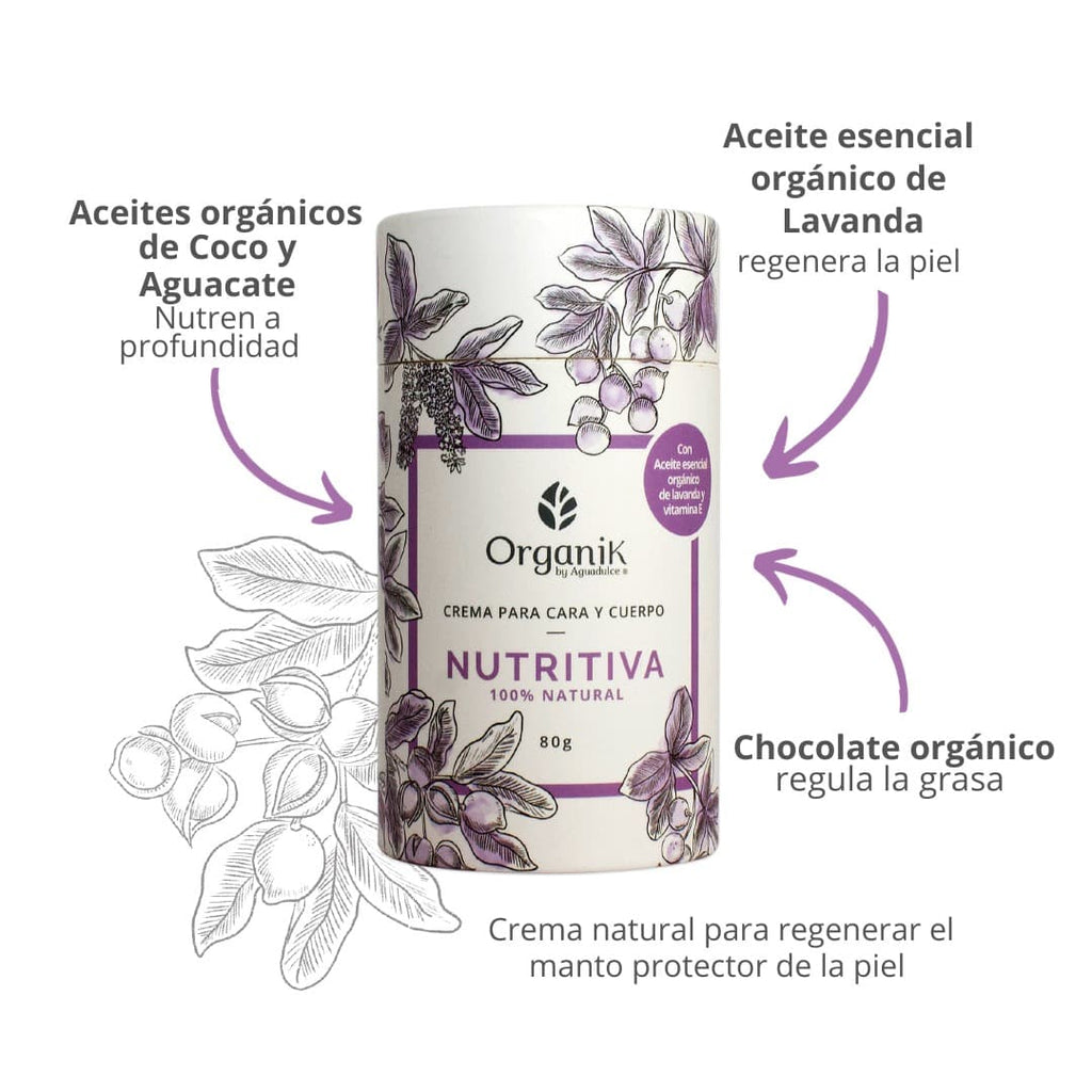 Crema Nutritiva natural 80g
