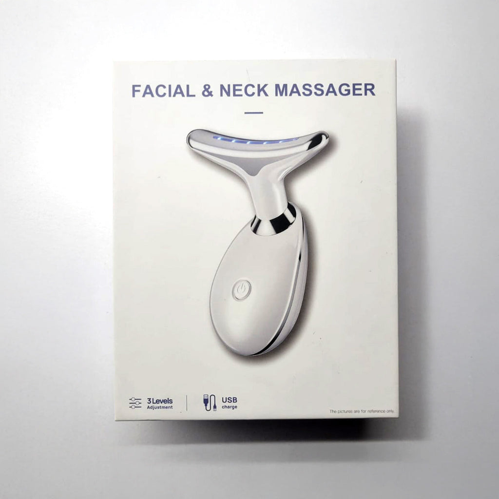 Masajeador facial con terapia de luz roja