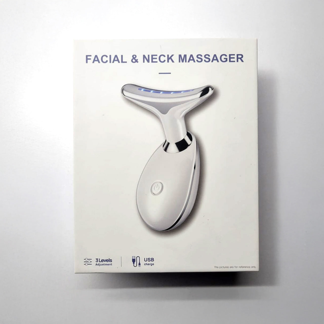 Masajeador facial con terapia de luz roja