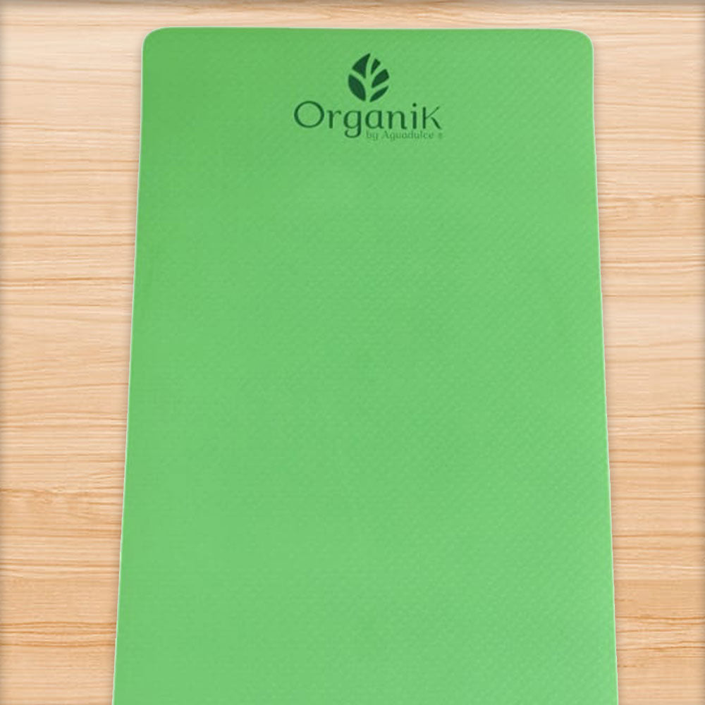 Mat de yoga ecológico – Color verde olivo, 183 x 61 cm y grosor de 0,6 cm